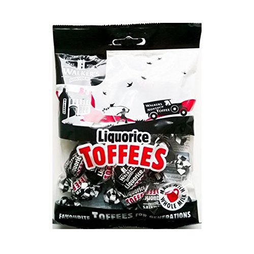 Walkers Liquorice Nonsuch Toffee - Case Of 12 X 150G