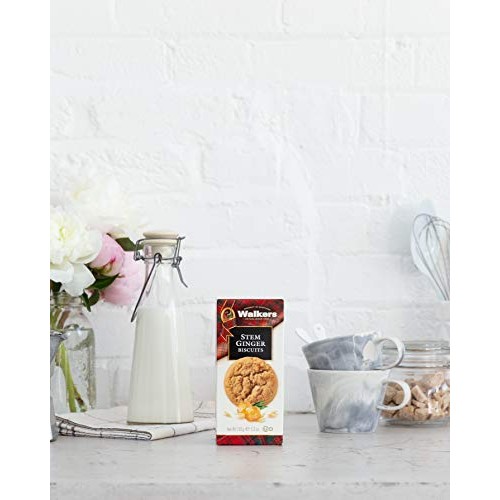 Walkers Shortbread Stem Ginger Biscuits, 5.3 Ounce