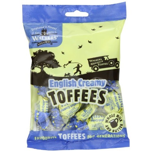 Walkers Nonsuch Toffees, English Creamy, 5.29-Ounce Bag Pack Of