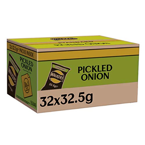 Walkers Crisps Pickled Onion X 32 1040G