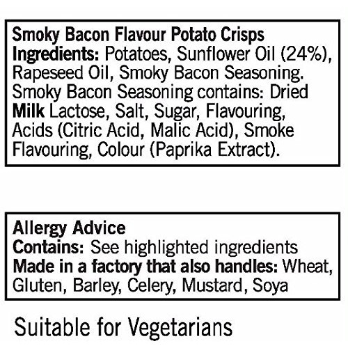 Walkers Crisps - Smoky Bacon 32.5G