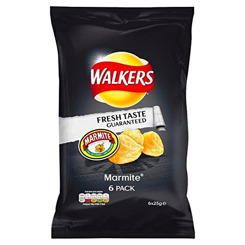Walkers Marmite Crisps 25G X - 6 Per Pack