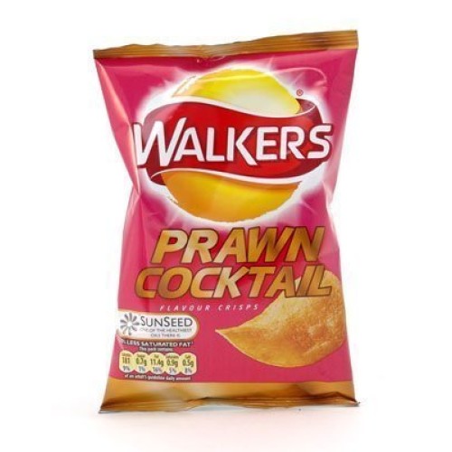Walkers Prawn Cocktail Crisps - 1.2 Oz - Pack Of 6