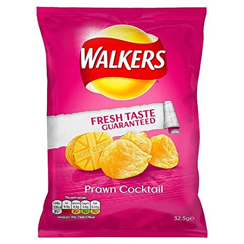 Walkers Prawn Cocktail Crisps 34.5G X 4 Walkers Prawn Cocktail Crisps 34.5G X 4