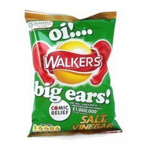 Walkers Salt And Vinegar Crisps - 1.2 Oz - 6 Pack