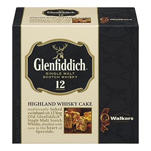 Walkers Shortbread Glenfiddich Highland Whisky Fruit Cake, 14.1 ...