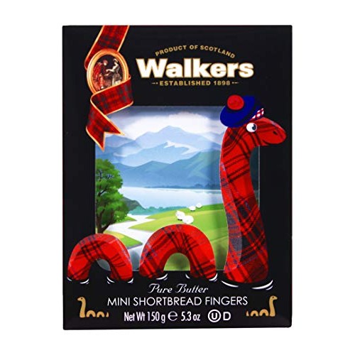 Walkers Shortbread Mini Fingers Gift Box, Nessie, 5.3 Ounce
