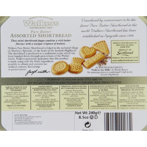 Walkers Shortbread Path To The Hills Assorted Shortbread Cookie