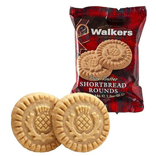 Walkers Shortbread Rounds 1.2-Oz., 2-Count Cookies Count Of 22