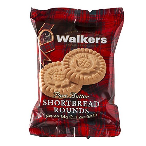 Walkers Shortbread Rounds 1.2-Oz., 2-Count Cookies Count Of 22