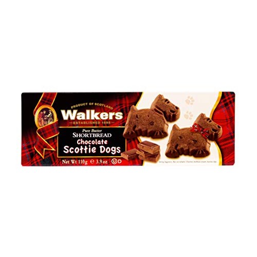 Walkers Shortbread Scottie Dog Shaped Shortbread Cookies, 3.9 Ou