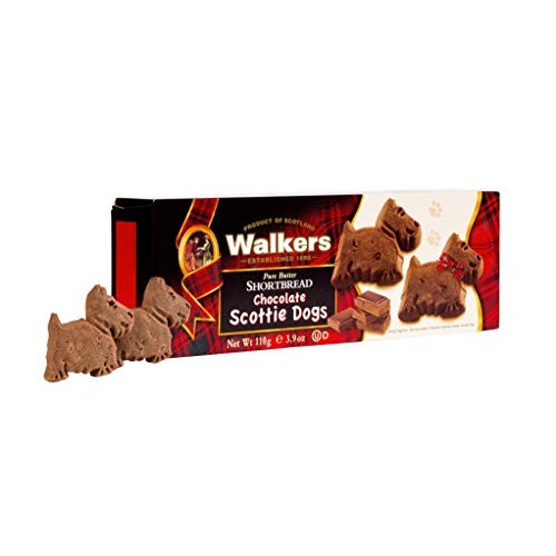 Walkers Shortbread Scottie Dog Shaped Shortbread Cookies, 3.9 Ou