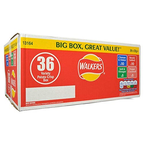 Walkers Variety Bumper Box 36 X 25G