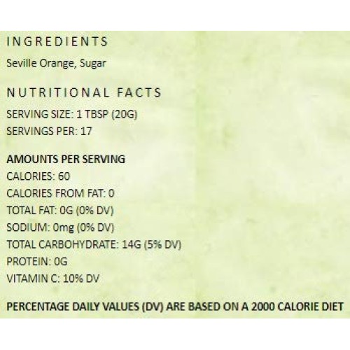 Orange Marmalade 12 Oz 1 Jar