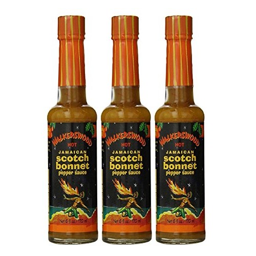 Walkerswood Scotch Bonnet Hot Sauce, 5-Ounce Bottles Pack Of 3