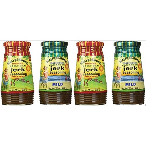 Walkerswood Variety Jerk Seasoning Four Pack - 2 Bottles Each Of