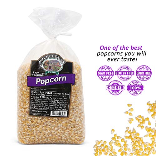 Walnut Creek Foods- Amish Style Popcorn | 2 Lb Bag | Unpopped Ke