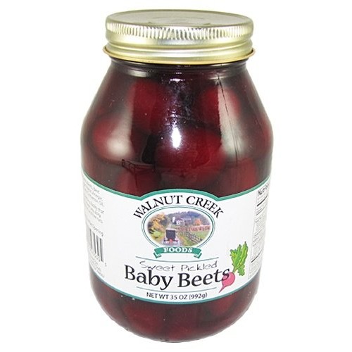 Sweet Pickled Baby Beets One Quart Jar Walnut Creek