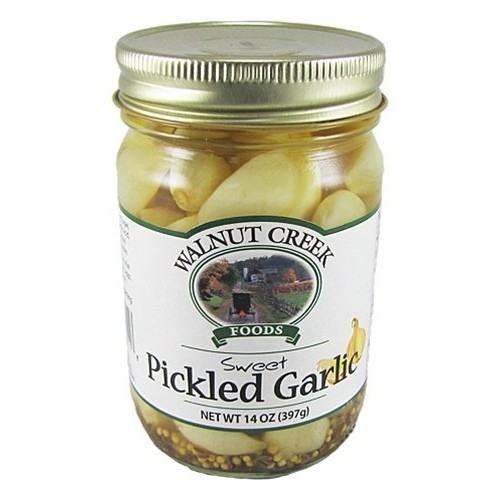 Walnut Creek Amish Country Sweet Pickled Garlic 14 Oz Jar