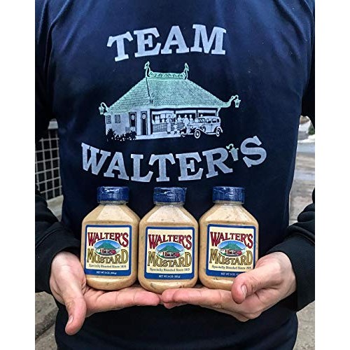 Walters Mustard, 9 oz 2-Pack - World Famous, Specially Blende...