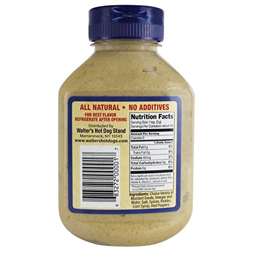 Walters Mustard, 9 oz 2-Pack - World Famous, Specially Blende...