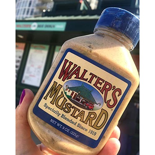 Walters Mustard, 9 oz 2-Pack - World Famous, Specially Blende...