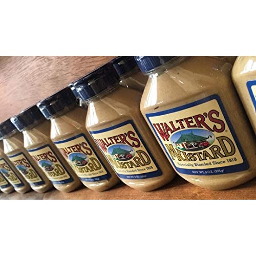 Walters Mustard, 9 oz 2-Pack - World Famous, Specially Blende...
