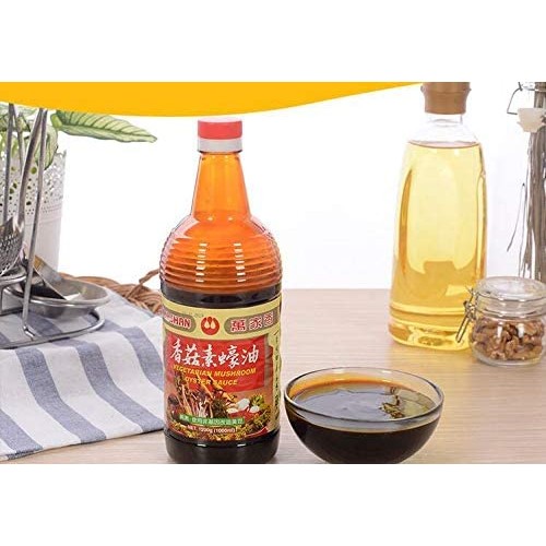 Wan Ja Shan Vegetarian Mushroom Oyster Sauce, 33.8 fl. oz. VEGAN... Wan Ja Shan Vegetarian Mushroom Oyster Sauce, 33.8 fl. oz. VEGAN...