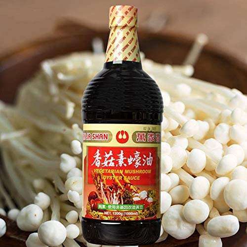 Wan Ja Shan Vegetarian Mushroom Oyster Sauce, 33.8 fl. oz. VEGAN... Wan Ja Shan Vegetarian Mushroom Oyster Sauce, 33.8 fl. oz. VEGAN...