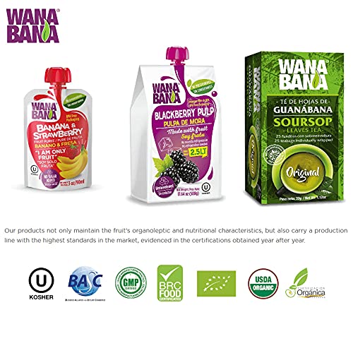 Wanabana 100 Percent Real And Natural Fruit Pulp For Juice Makin