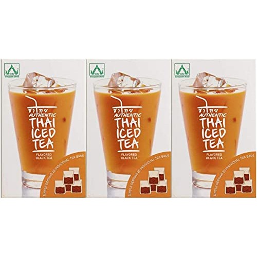 Authentic Thai Iced Tea Flavored Black Tea - Pack Of 3