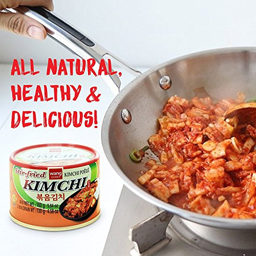 Korean Stir Fried Kimchi, Authentic Canned Napa Cabbage Original