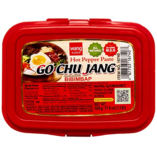 Wang Gochujang, Korean Red Pepper Paste, 1.1 Pound