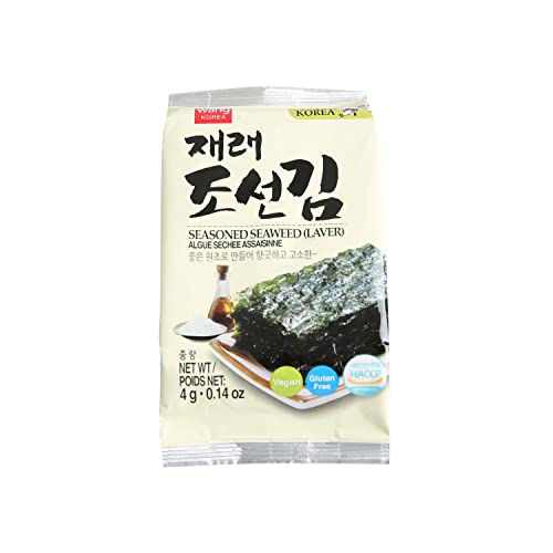Wang Korean Roasted Seaweed Snack, Keto-friendly, Vegan, Gluten-...