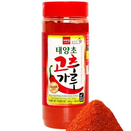Wang Sun-Dried Fine Gochugaru, Red Pepper Flakes, Chilli Powder,...