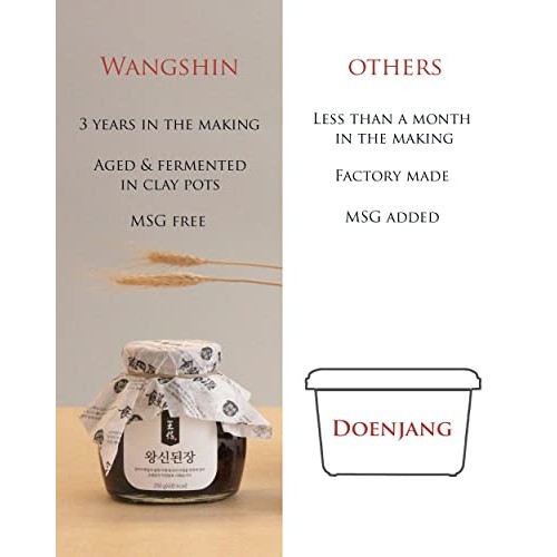 Wangshin Doenjang Aged 3 Years 17oz - Korean Traditional Premi...