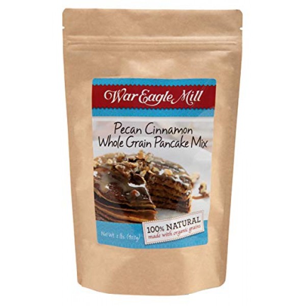 War Eagle Mill Pecan Cinnamon Whole Grain Pancake Mix, All Natur