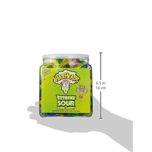 Warheads Extreme Sour Hard Candy Pack Of 240