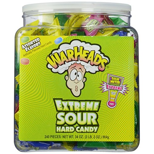 Warheads Extreme Sour Hard Candy Pack Of 240
