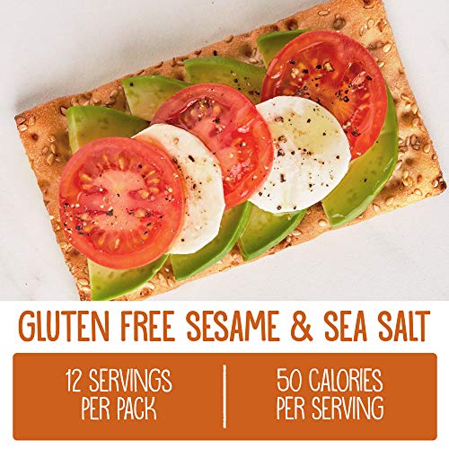 Wasa Gluten Free Sesame &Amp; Sea Salt Crispbread, 6.1 Oz Pack Of 10