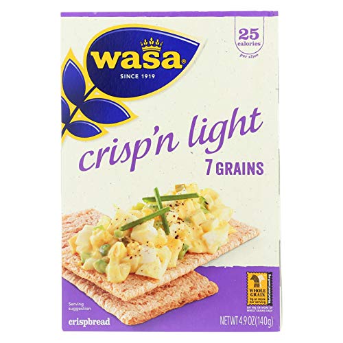 Wasa Crispbread Crisp N Light 7 Grain Crackerbread - Case Of 10