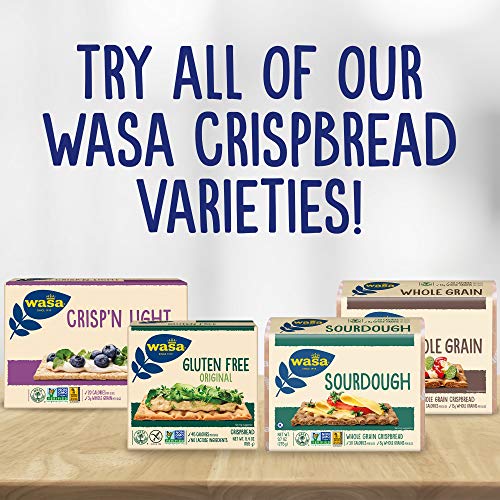 Wasa Flatbread Thins, Sesame And Sea Salt, 6.7 Ounce Pack Of 10