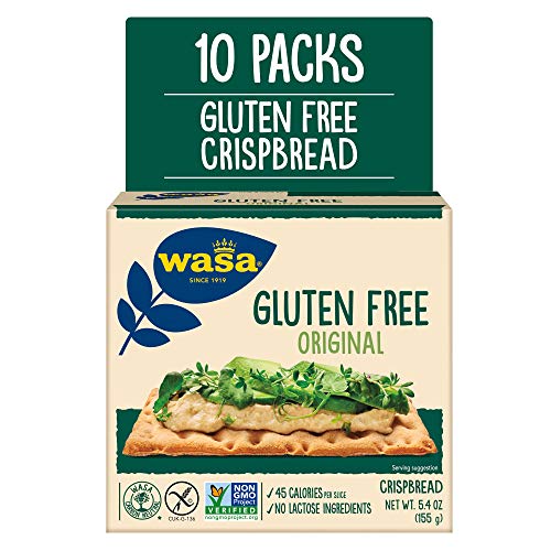 Wasa Gluten Free Original Crispbread, 5.4 Ounce Pack Of 10