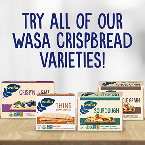 Wasa Gluten Free Original Crispbread, 5.4 Ounce Pack of 10