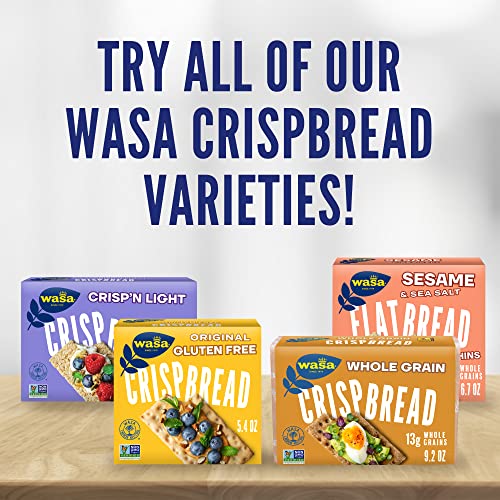 Wasa Sourdough Crispbread, 9.7 Ounce Pack of 12