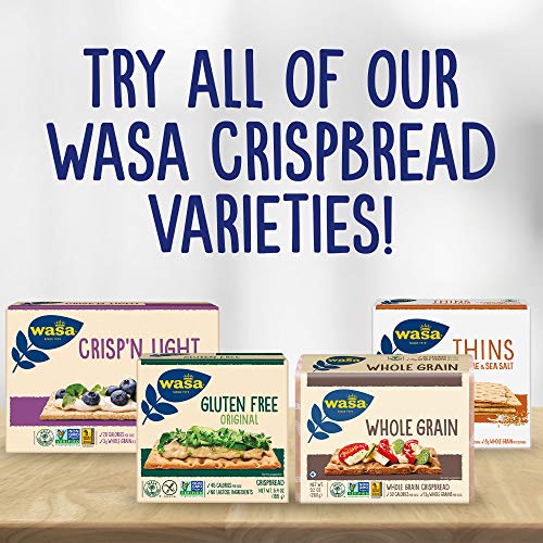 Wasa Sourdough Crispbread, 9.7 Ounce Pack of 12