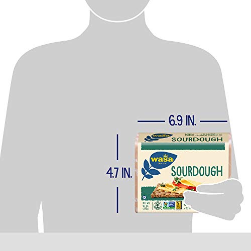 Wasa Sourdough Crispbread, 9.7 Ounce Pack of 12