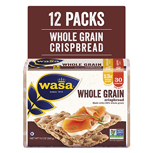 Wasa Whole Grain Crispbread, 9.2 Ounce Pack Of 12