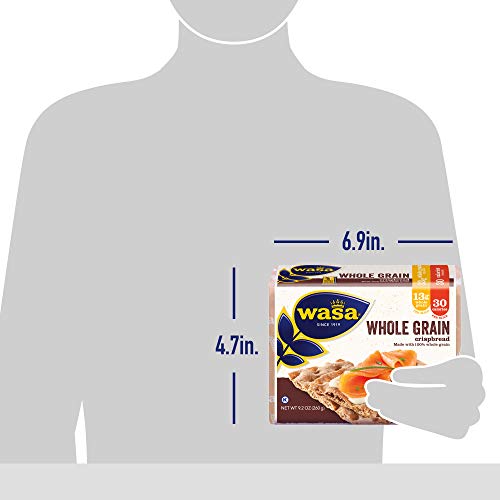 Wasa Whole Grain Crispbread, 9.2 Ounce Pack Of 12