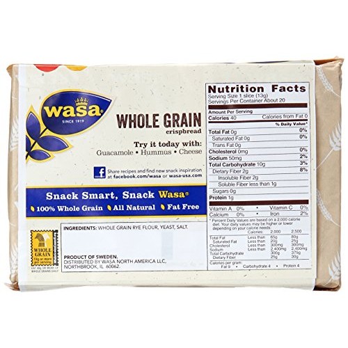 Wasa Wholegrain Crispbread, 9.2 Oz